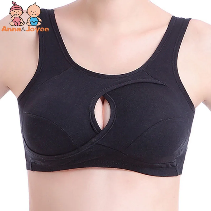 

Wireless Solid Color Double-deck Outside extension Nursing Bra Pregnant Woman Underwear Vest hYFZ0005