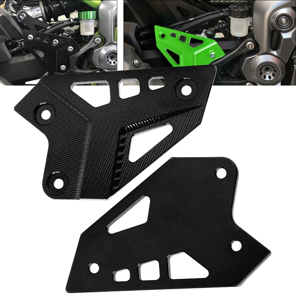 

For Kawasaki Z900 2017 CNC Aluminum Foot Peg Heel Protection Protective Motorcycle Accessories Film Mount Heel Guard Protector