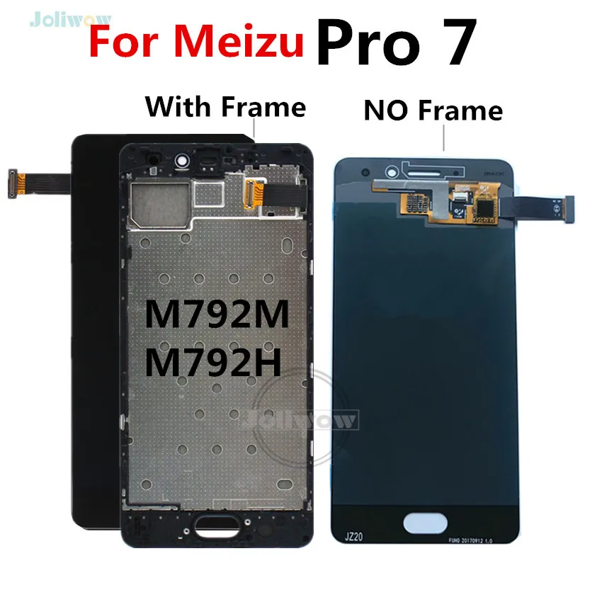 

For Meizu Pro 7 LCD Display with Touch Screen Digitizer Replacement For Meizu Pro 7 Pro7 LCD With Frame M792M M792H