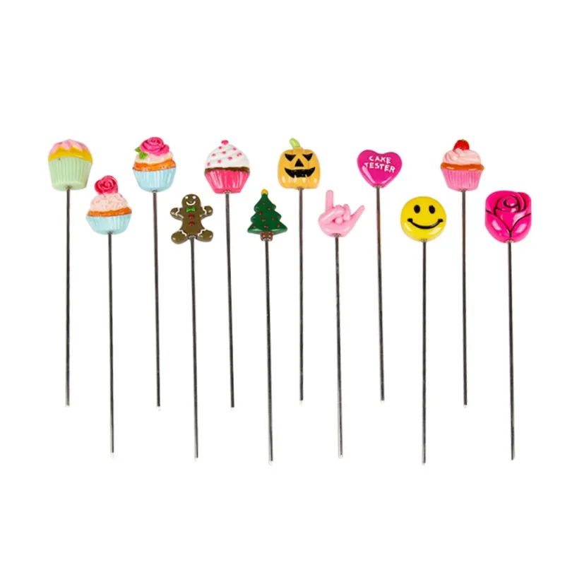 

Christmas Tree Stainless Steel Cake Tester Probe With Cute Handle Kitchen Muffin Cake Baking Tool Bread Dough Detector Needles