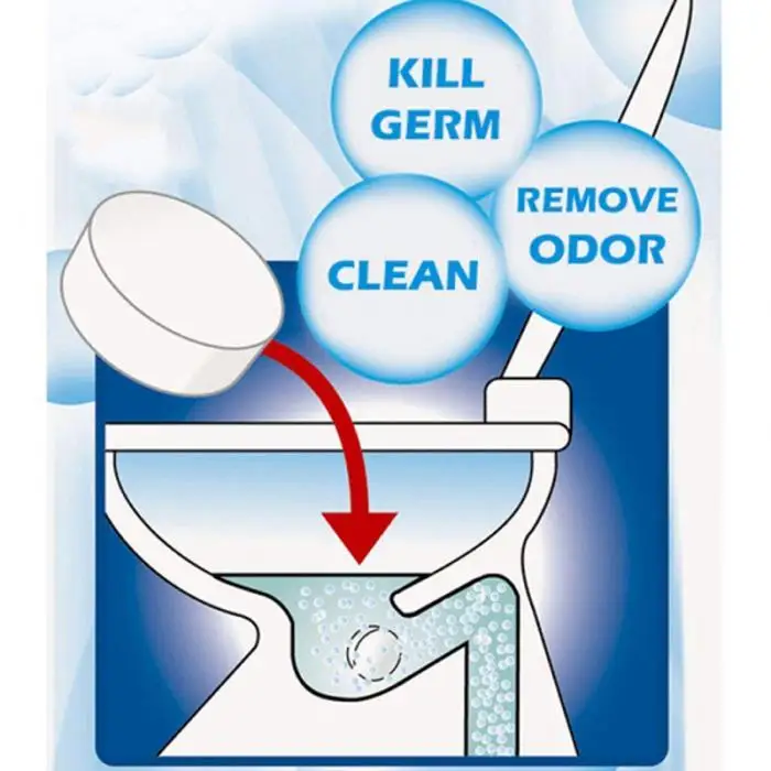 4/8Pcs Toilet Cleaner Disposable Magic Automatic Flush Toilet Cleaner 669