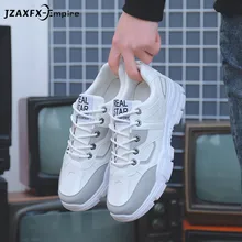 Hot Patchwork Sneakers Men Casual Shoes Lace-up Men Sneakers Breathable White Shoes Fashion Men Shoes Trainers Zapatos Hombre pu patchwork lace up sneakers