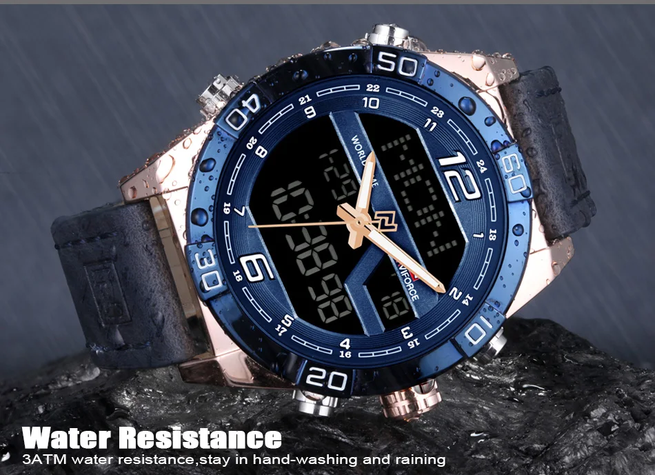 Топ люксовый бренд NAVIFORCE мужские модные спортивные кварцевые часы мужские часы с датой мужские военные водонепроницаемые кожаные Наручные часы для отдыха