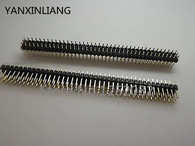 

5 pcs Gold Plated 2.54mm 3*40 Pin 120 Pin Male Pin Header Strip Straight needle