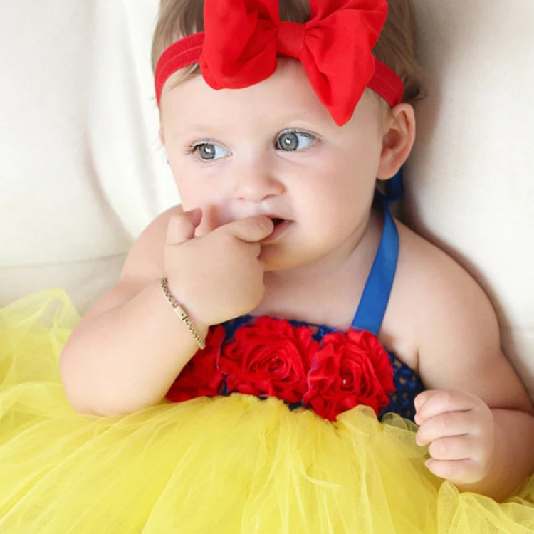 Vestido de tutú para bebé de 0 a 4 años, disfraz infantil de princesa  Blancanieves, para fiesta de cumpleaños, boda, 1 año - AliExpress Madre y  niños