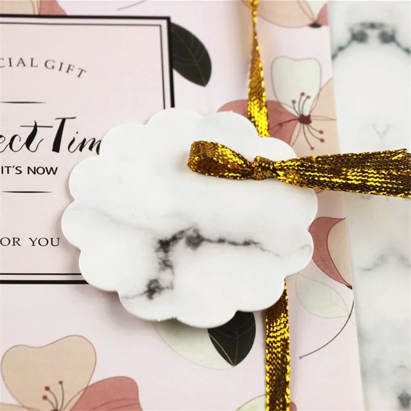 Мраморный узор бумажные метки подвесные этикетки для одежды свадебные сувениры