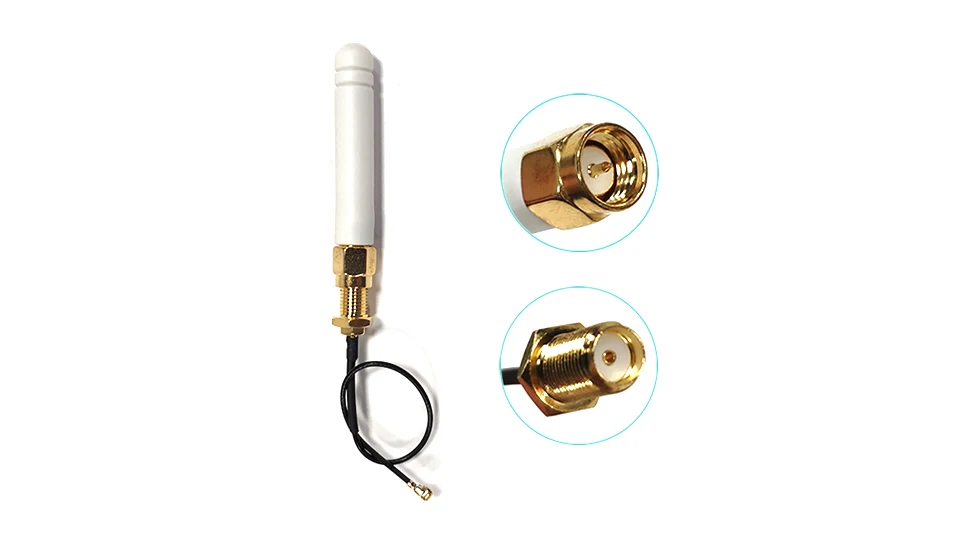 433MHz Антенна 2.5dbi SMA разъем складной 433 mhz antena Водонепроницаемая направленная антенна+ 21cm RP-SMA/u. FL косичка кабеля