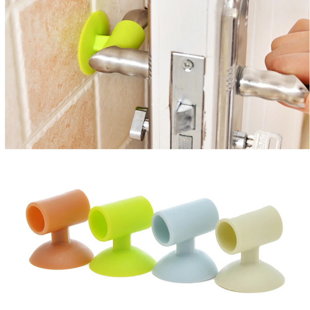 

1Pcs Self Adhesive Bumper Guard Door Stopper Anti Collision Stop Stick Silicone Door Handle Knob Crash Pad Wall Protector