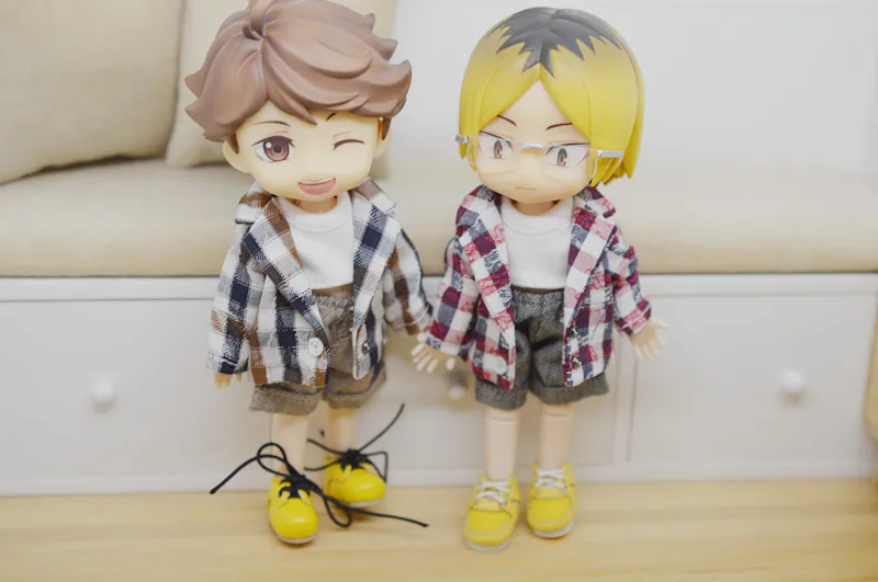 Obitsu11 OB11 жакет для куклы клетчатое пальто подходит для cu-poche OB11 GSC кукла аксессуары кукольная одежда