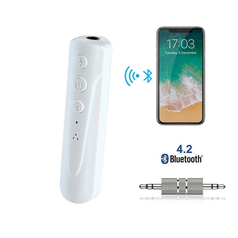 Bluetooth приемник 4 2 Aux 3 5 мм аудио рецептор беспроводной адаптер конвертер для