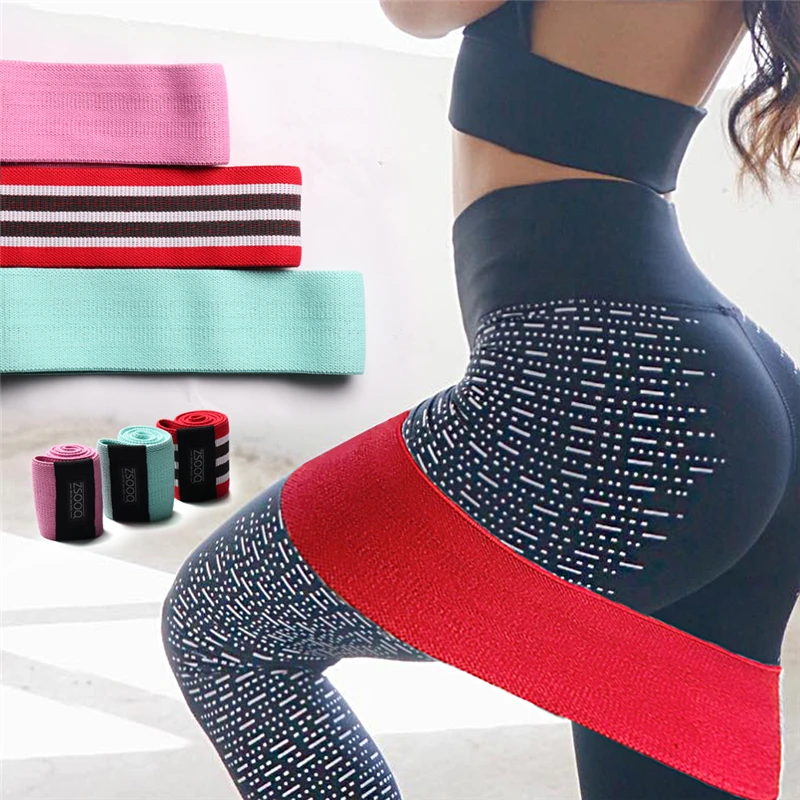 Йога Эспандеры здания тела Пилатес эластичные окружность бедра Фитнес