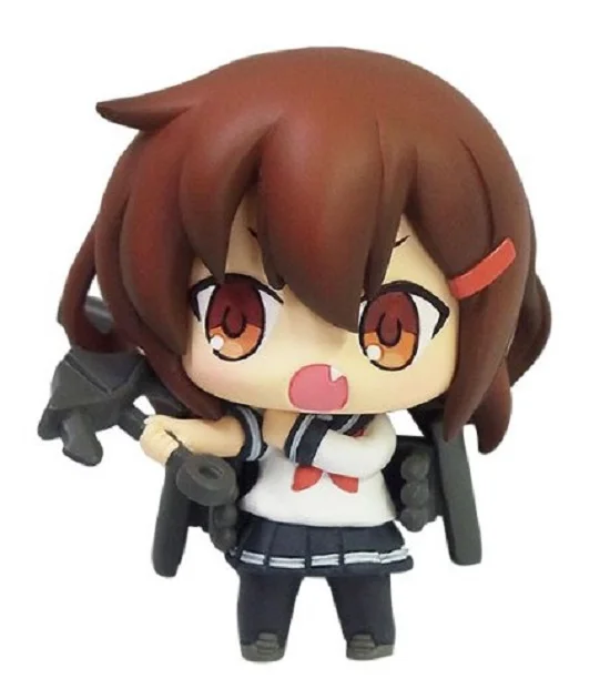 Горячая 9 шт./компл. Аниме Фигурка Kantai коллекция Shimakaze Haruna Nagato Akagi Atago Ikazuchi 5 ~ 6 см ПВХ