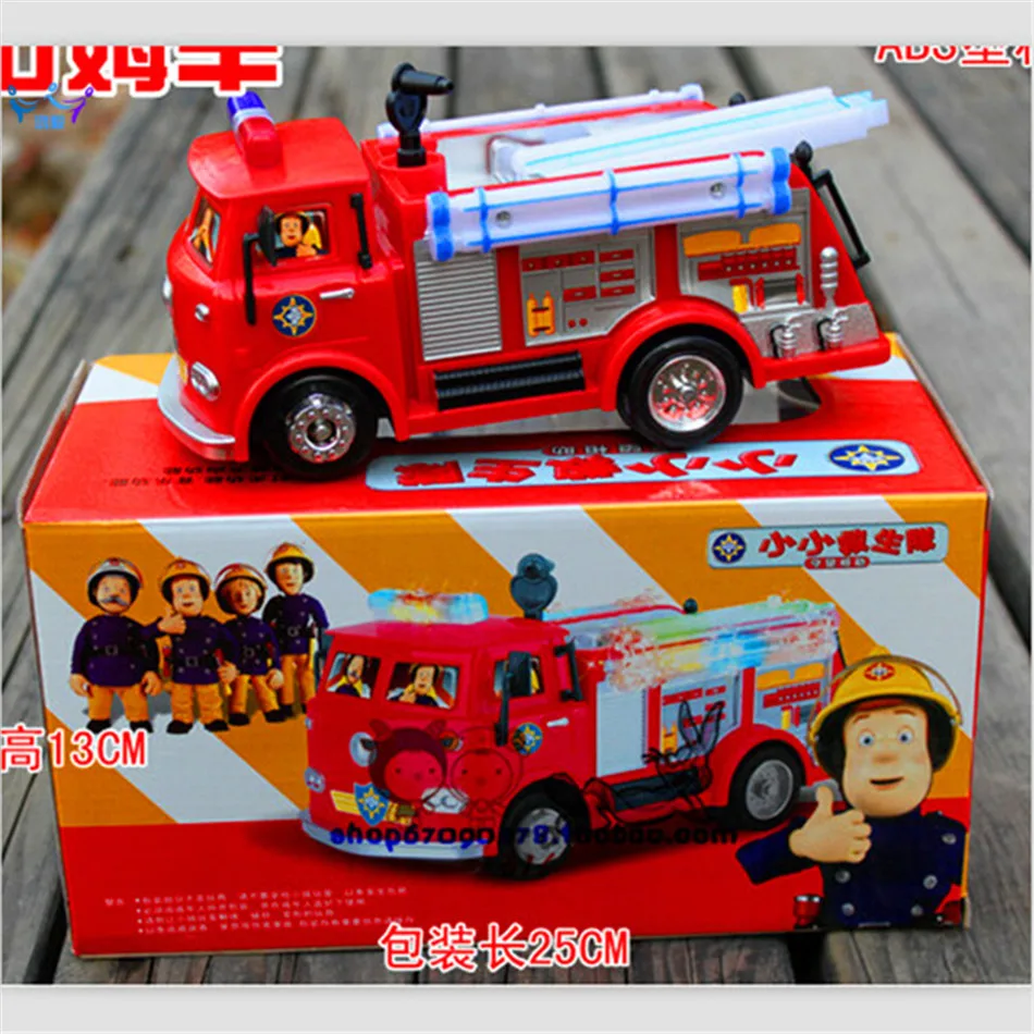 SAM-camión de bomberos de para niños, coche con Música + LED, juguetes eléctricos educativos, caja de _ - AliExpress Mobile