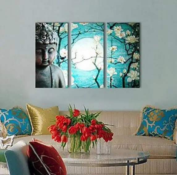 3pieces /set Unframed Canvas Modern Wall Art Hanging ...