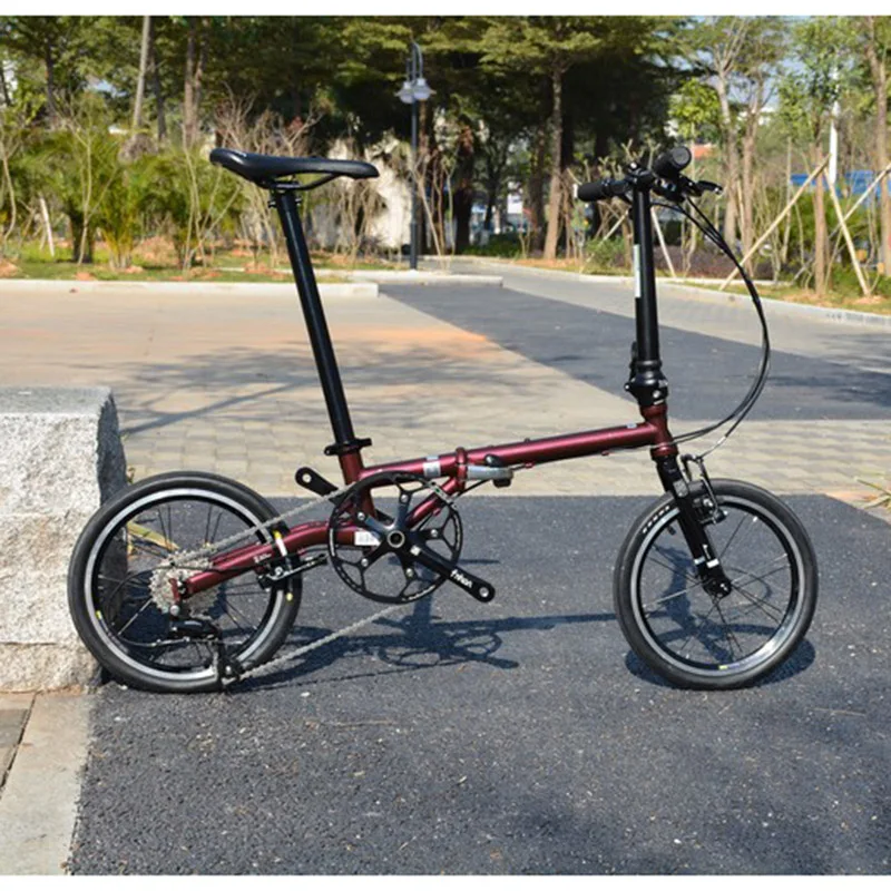 Cheap Fnhon Gust CR-MO Steel Folding Bike 16" 305 349 Minivelo Mini velo Bike Urban Commuter Bicycle V Brake 9 Speed 4 Cheap Fnhon Gust CR-MO Steel Folding Bike 16" 305 349 Minivelo Mini velo Bike Urban Commuter Bicycle V Brake 9 Speed 4
