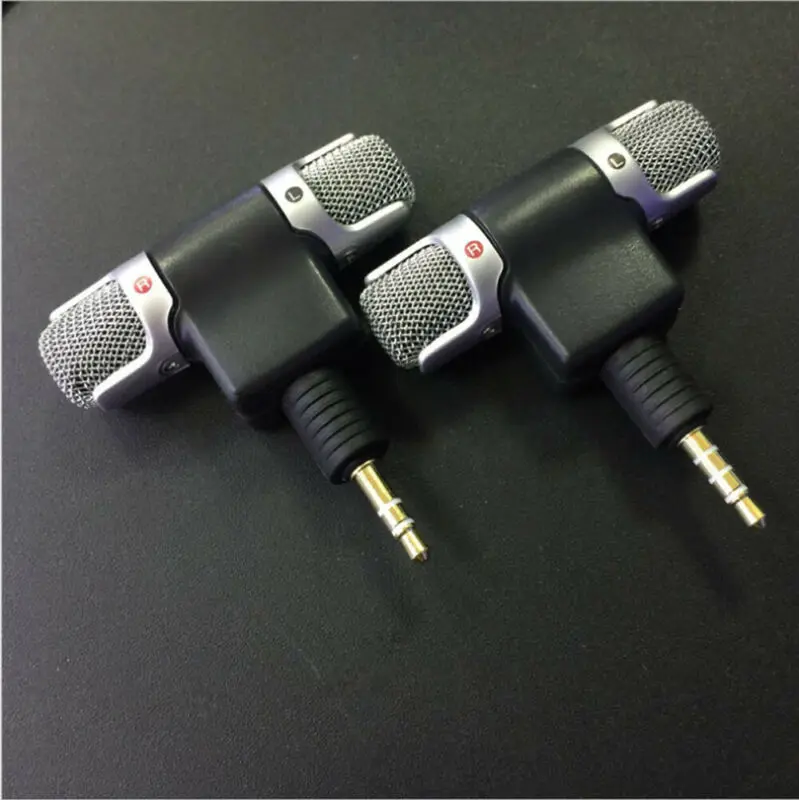 

3.5mm Jack Mini Recorder Stereo Voice Microphone Mic For Recording Studio Interview Microphone For smartphone For iPhone Android