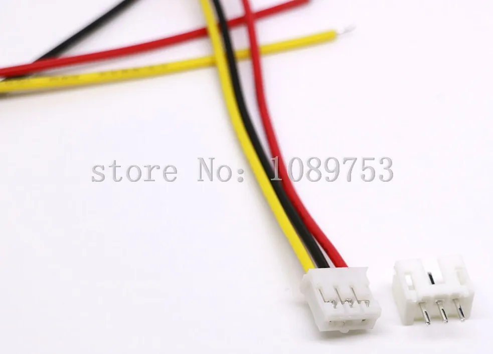 20 SETS Mini Micro JST 2.0 PH 3-Pin Connector plug with Wires Cables 300mm-2