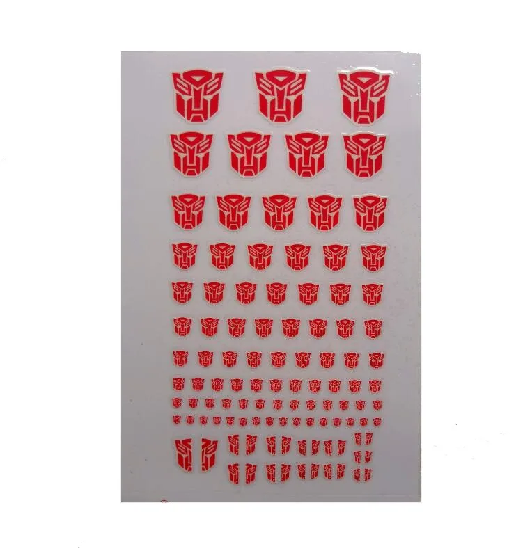 Decepticons/autobot G1 90 + pegatina de símbolo para accesorios de escena de bricolaje COOL personalizados 0,6*0,6-1,5*1,5 Cm Decoración Decepticons/autobot G1 90 + pegatina de símbolo para accesorios de escena de bricolaje COOL personalizados 0,6*0,6-1,5*1,5 Cm Decoración