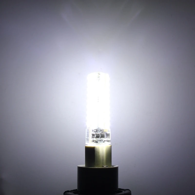 2835 SMD 72 Светодиодный лампа E14/E12/G9/B15 9 W затемнения светодиодный кукурузы лампочка 220 V Заменить Галогенные теплый натуральный чистый белый
