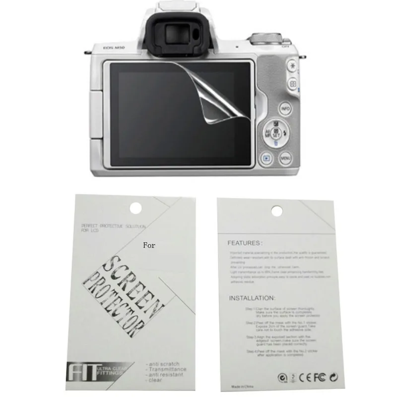 Защитная пленка для камеры Canon M2 M3 M5 M6 M10 M50 M100 N2 SX410 IS SX500 2 шт. | Электроника