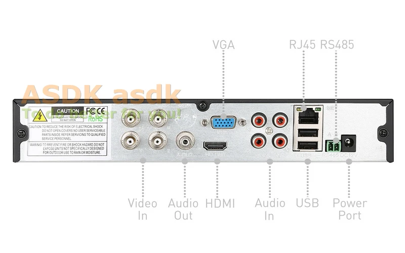 Ужин гибридный видеорегистратор 1080N 4 канальный H.264 AHD видеорегистратор Регистраторы 4 канала 1080 P NVR для видеонаблюдения AHD Камера и IP Камера
