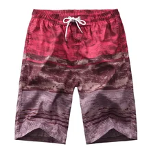 Шорты мужские летние тонкие повседневные Прямые шторы мужские модные свободные пляжные шорты с принтом