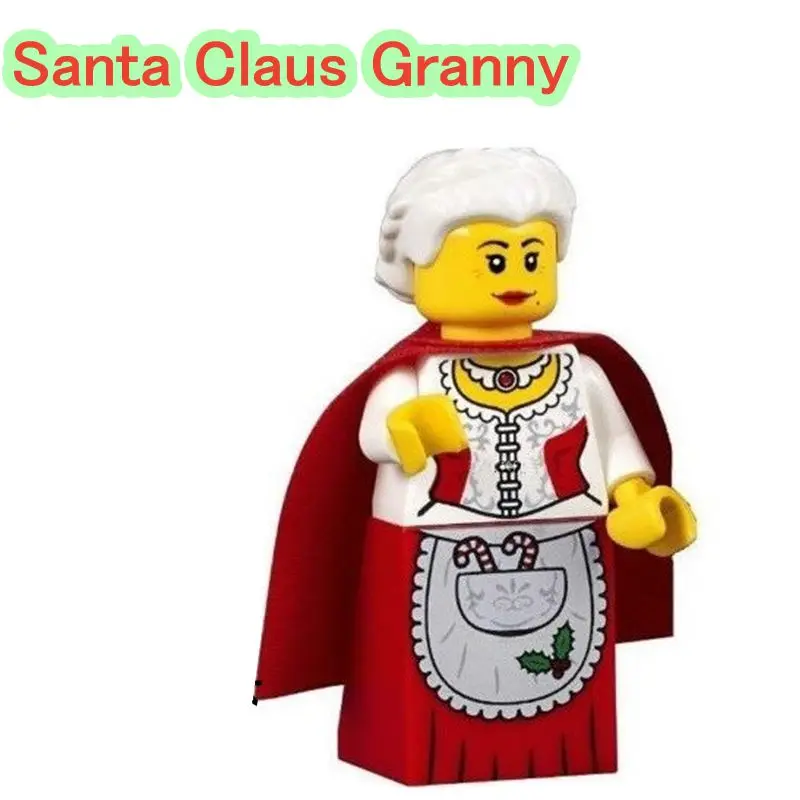 

Santa Claus Granny Dolls Single Legoing Figures Christmas Cartoon Building Blocks Gifts Toys For Children PG971 Legoing Figures
