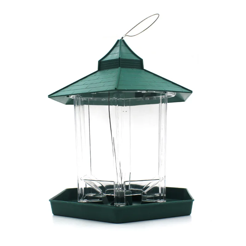 

European style wild bird feeder Outdoor bird feeders food container Hanging Gazebo Bird Feeder Perfect for Garden Decoration
