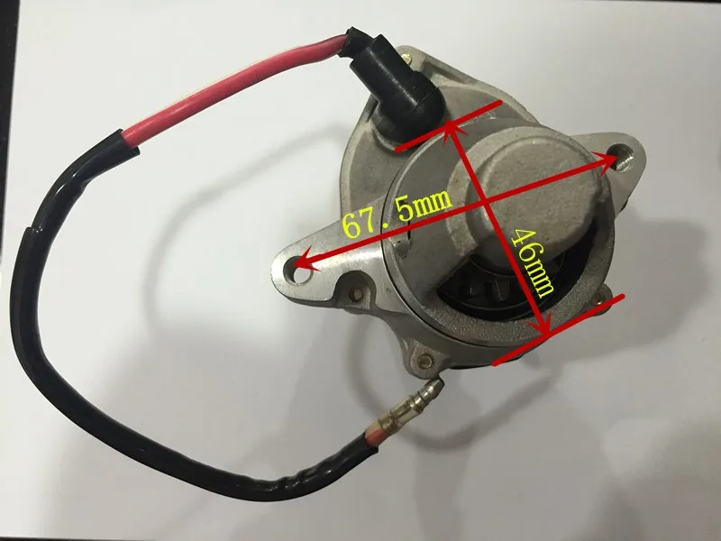 Motorcycle starting motor for TB50 motor