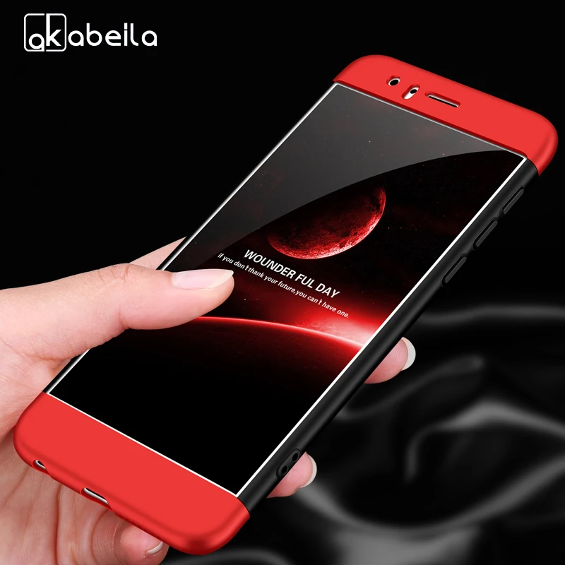

AKABEILA Cover Case For Huawei Honor 7X 8 9 V9 8 Pro 360 Degree Protector Cover Honor7X Honor8 Honor9 Shockproof Phone Shell