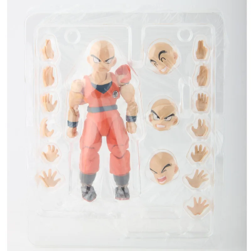 SHF S. H. Figuarts Dragon Ball Z Klilyn Krillin из ПВХ фигурка Коллекционная модель игрушки 12 см 5"