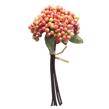 

10pcs/box Berry Artificial Flower Fake berries Christmas Flower New Year's decor Artificial berry Christmas Decoration For Home
