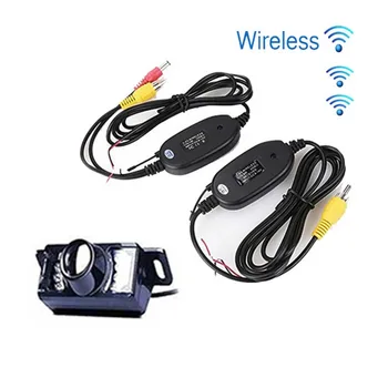 

Wireless Car Rear View Camera with Monitor Kit Waterproof License Plate Backup Car Backup Rear View Camera Parking LCD Monitor
