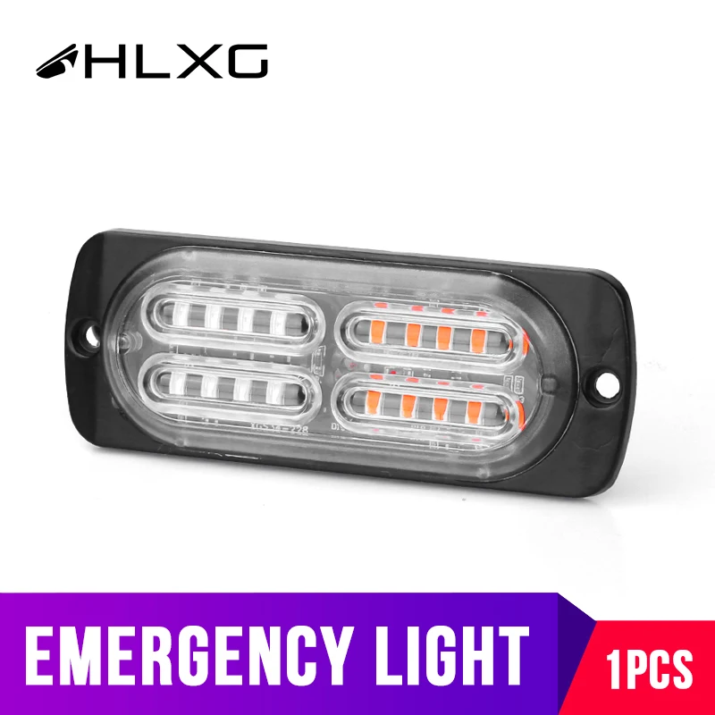 

20 LED DRL Car Strobe Police Lights Bar Red Blue Hazard Beacon Flash Warn Emergency Signal Lamp Daytime Running Lights 12V 1PC