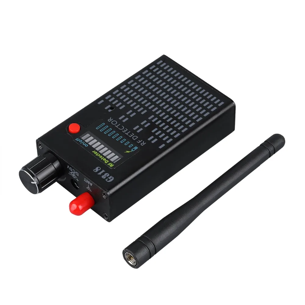 Large Range High Sensitivity Super Current Bug and Locator Professional RF Detector Portable Moblie Camera Signal Detector G318