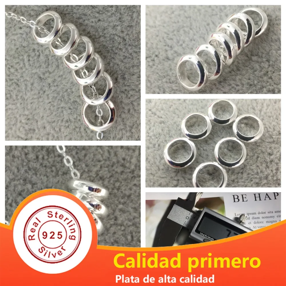 

EDELL 100% 925 Sterling Silver Bear Brand Ring Fit Gift Necklace Women Clavicle Chain Original Fashion Jewelry Factory Direct