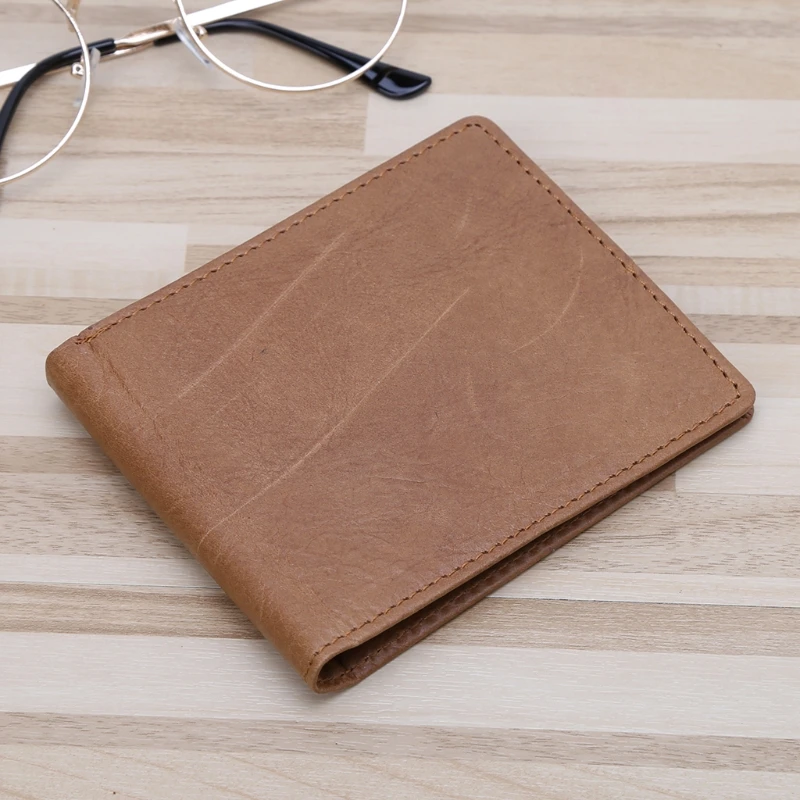 

New Men Leather Bifold Credit ID Card Holder Slim Wallet Billfold Purse Clutch