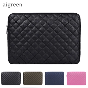

2020 Newest Brand PU Leather Bag For Laptop Bag 13",14",15",15.6",Sleeve Case For Macbook Air Pro, Wholesale Free Drop Shipping