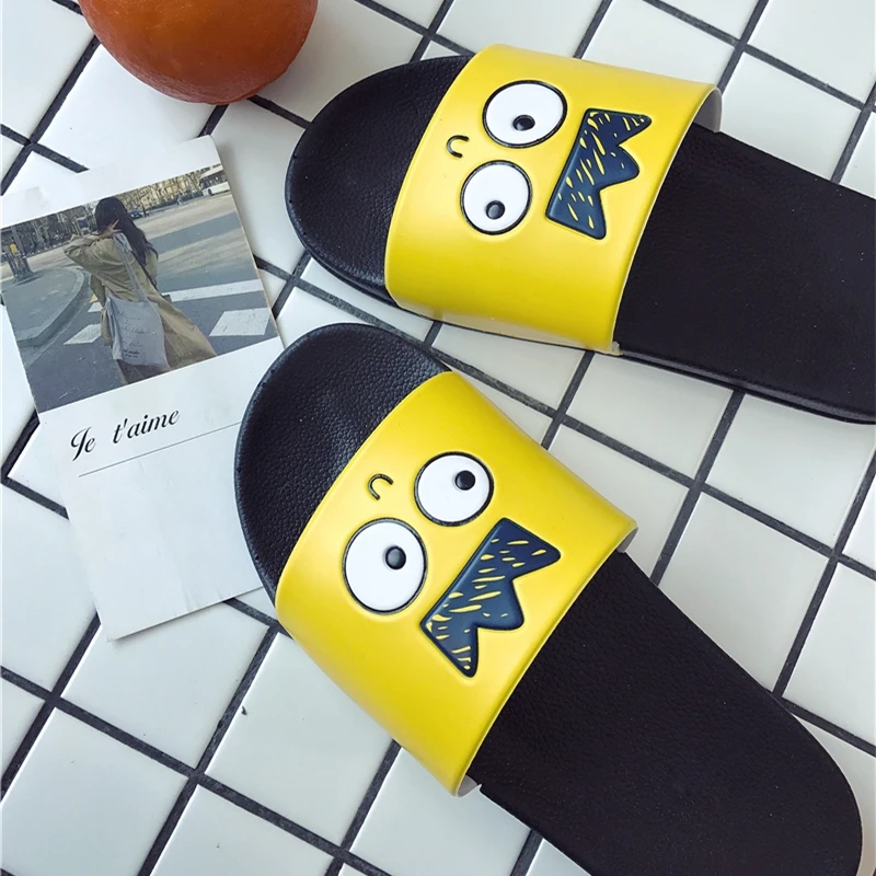 

Summer Slippers Slip On Beach Sandals Women Slippers Flat Flip Flops Female Casual Shoes Bath Slippers Platform Home Shoe Size46