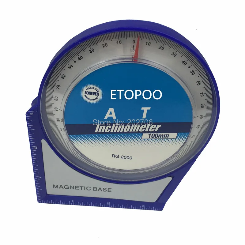 100mm Inclinometer/protractor/tilt/level Meter - Angle Finder Inclinometer 5