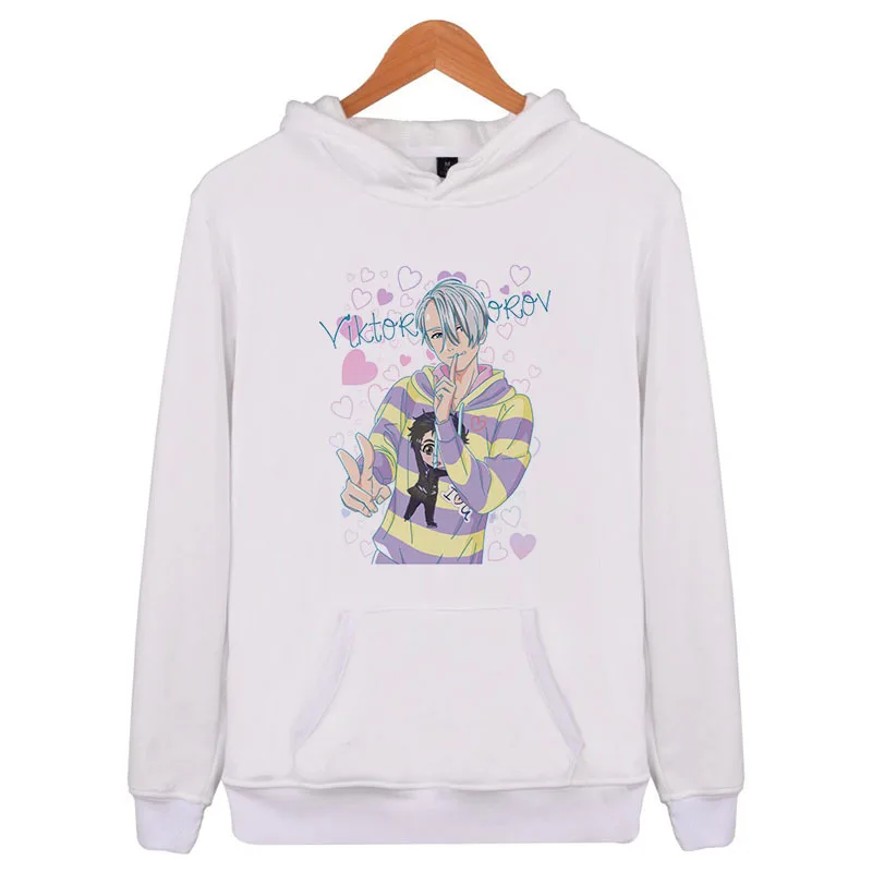 

Yuri On Ice Anime Long Sleeve Men/Women Hooded Hoodies With Cap 3d Sweatshirt Print Trees Hoody Tracksuits Tops Pullover E4625