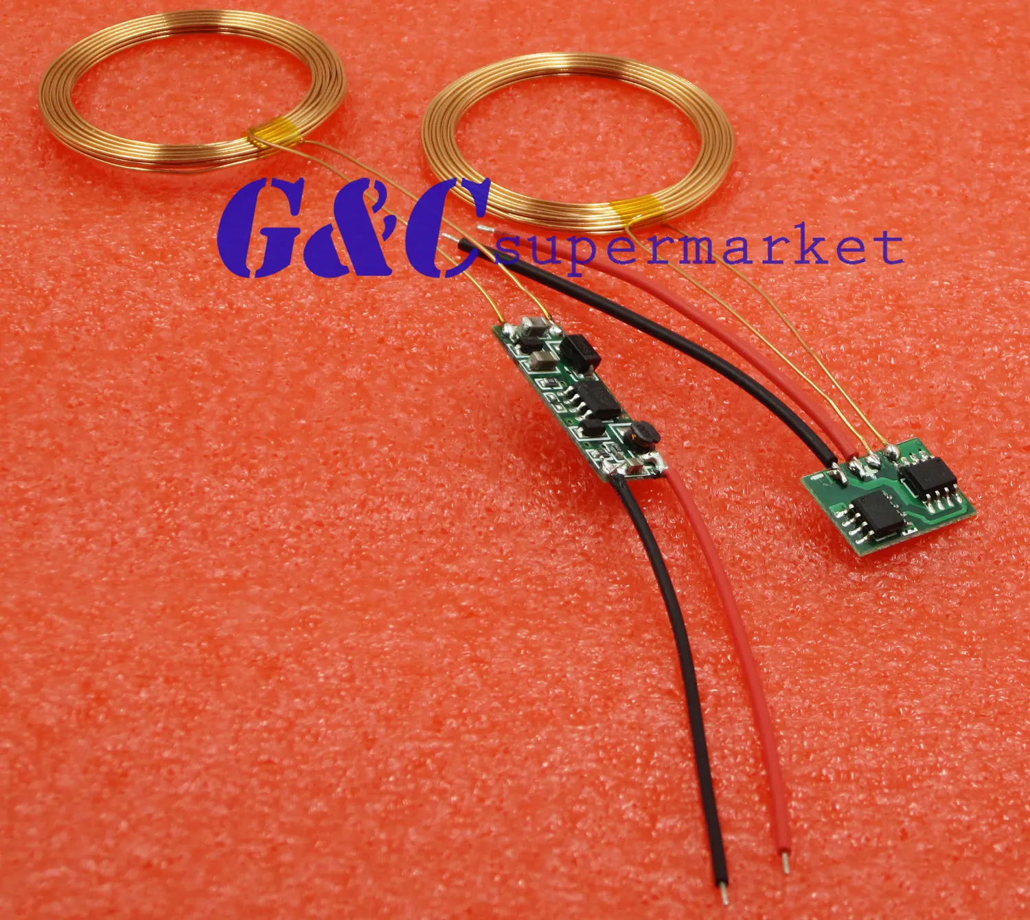 

Wireless Charging Transmitter+Receiver Solution Module DC 5~12V