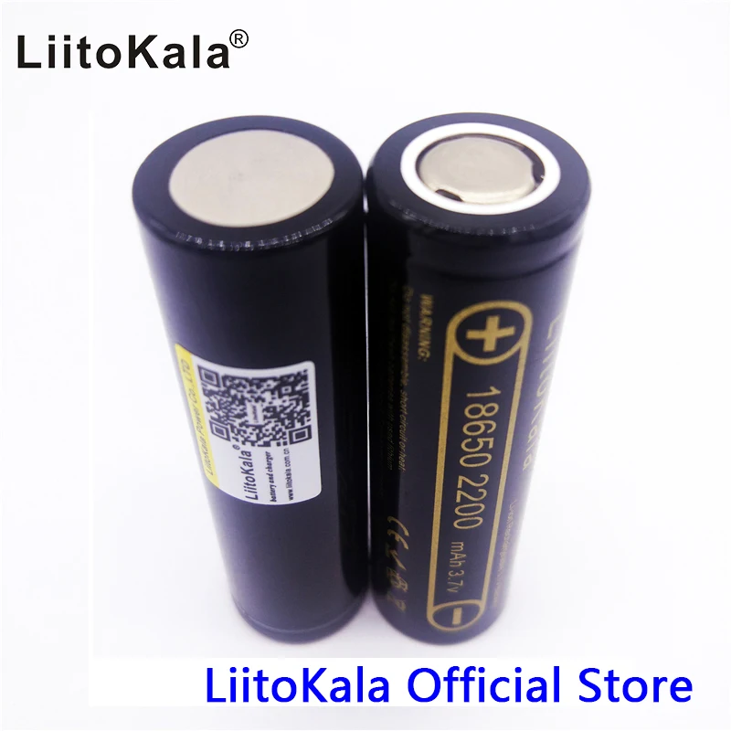 HK LiitoKala Lii-22A 3,7 V 18650 2200mAh 18650 батарея 3,7 V 2200mAh аккумуляторная батарея
