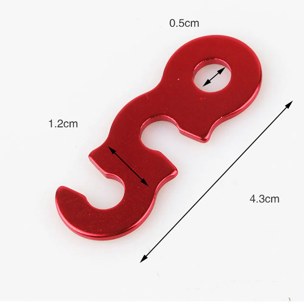 

Quick Knot Aluminum Tent Wind Rope Buckle Outdoor Tent Accessory Tool W22524