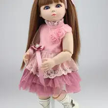 18 дюймов 1/4 BJD/SD Девушка bjd кукла цельная одежда высшего качества американская принцесса куклы колледж для девочек подарок на день рождения