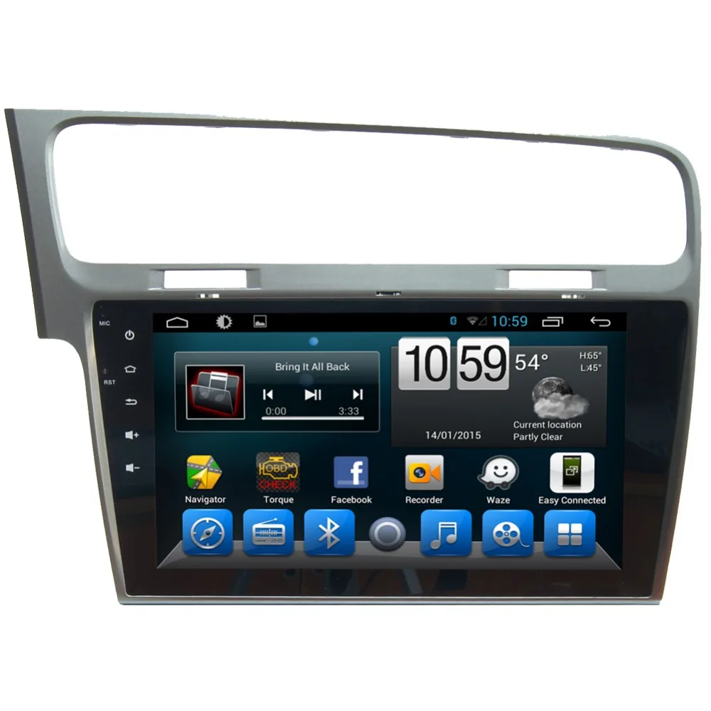 Discount 10.1" HD 1024*600 Android 6.0  Car DVD Radio GPS Stereo Navigation Player for VW Golf 7 2013 2014 2015 2016 GPS Radio 4G WIFI BT 1