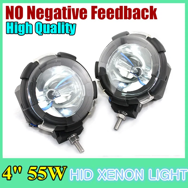 1pc 55W 4 inch HID XENON DRIVING LIGHTS SPOTLIGHTS Spot PENCIL Flood