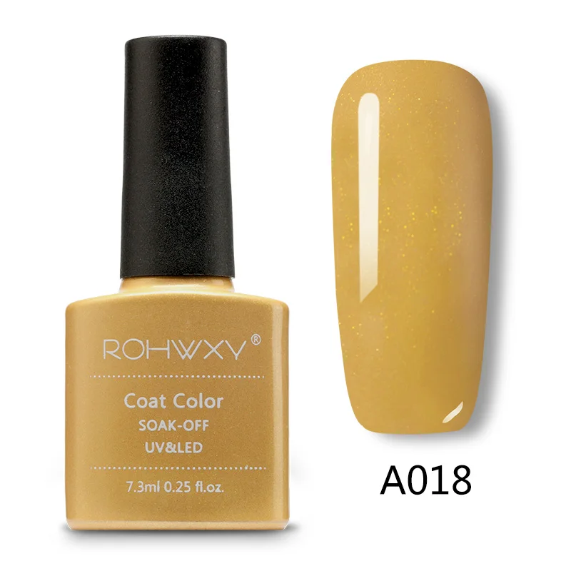 ROHWXY 60 цветов верхнее покрытие основа полигель-лак замачиваемый УФ светодиодный Гель-лак для ногтей УФ-гель для ногтей праймер основа верхнее покрытие кончик для ногтей - Цвет: A018