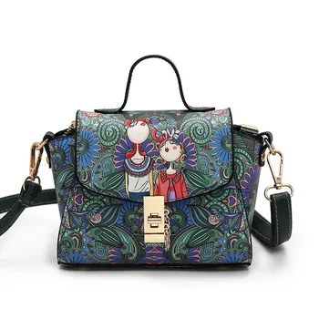 

Women's MINI Flap Bag Forest Green Young Girl Bag Famous Designer Leather Fashion Messenger Bags Ladies Single Shoulder Bag Sac