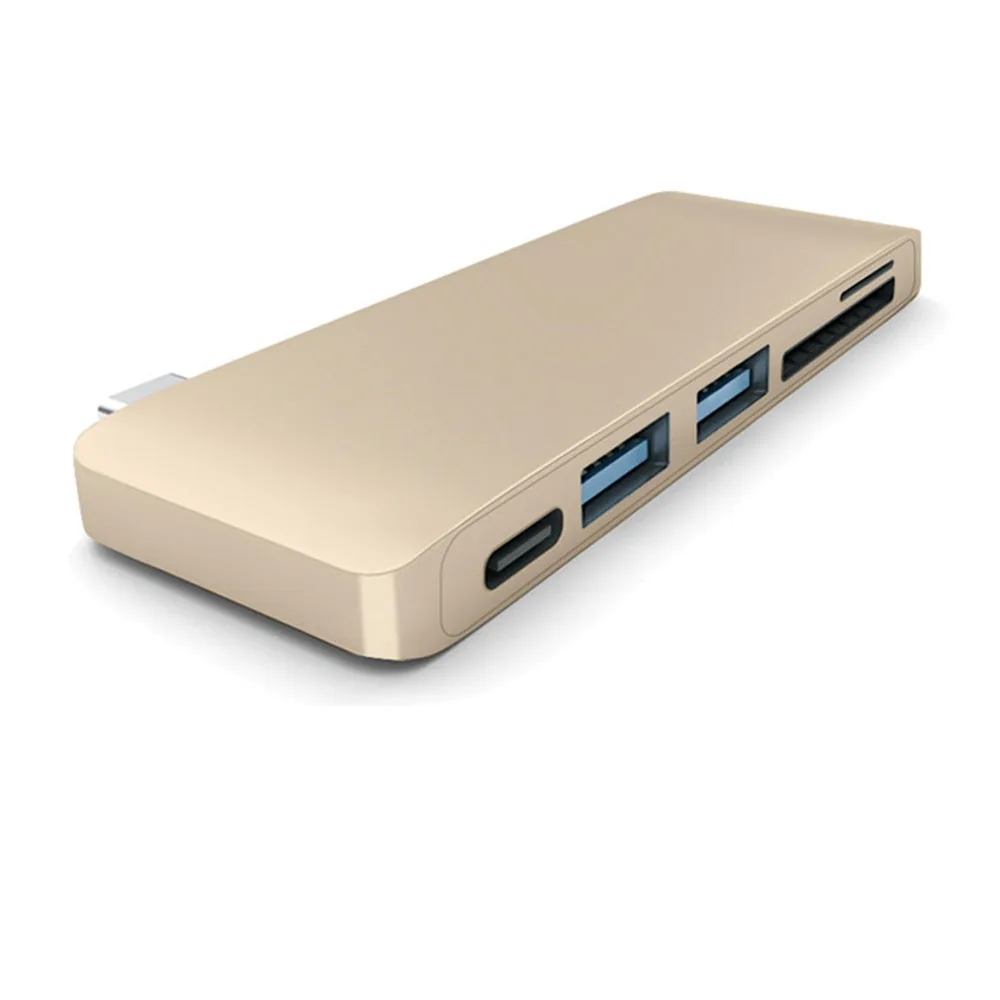 5 in1 USB c Hub 3.0 Тип-C адаптер для Macbook Pro зарядки синхронизации данных Card Reader